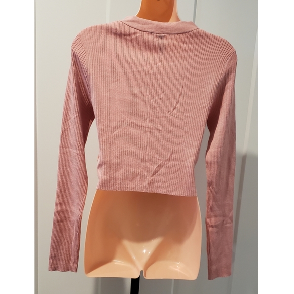 H&M Lace-Up Ribbed Sweater - Picture 3 of 3